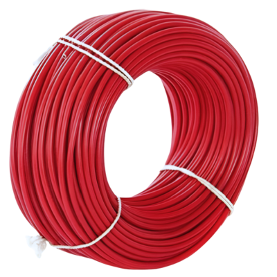 Red flexible single-core copper wire